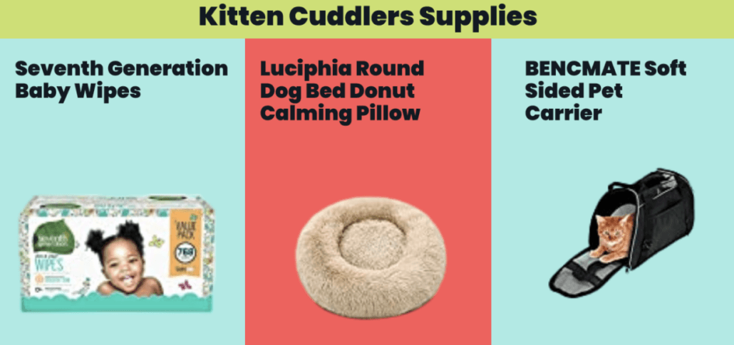Kitten Cuddlers Supplies - FoMA Pets